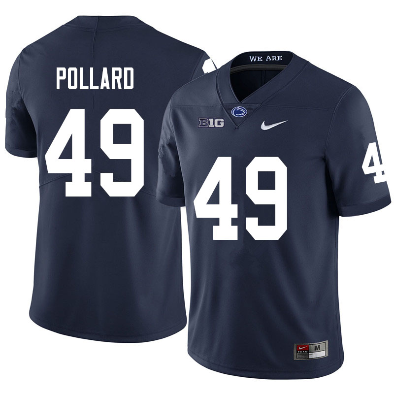 NCAA Nike Men's Penn State Nittany Lions Cade Pollard #49 College Football Authentic Navy Stitched Jersey UJO2598QG